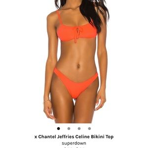 Superdown x Chantel Jefferies Celine Bikini. TOP SIZE XS BOTTOM SIZE SM.